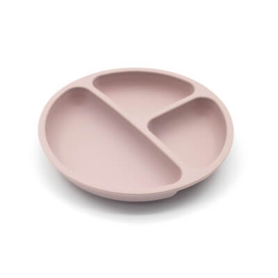 Силиконовый набор детской посуды Pixi розовый-3